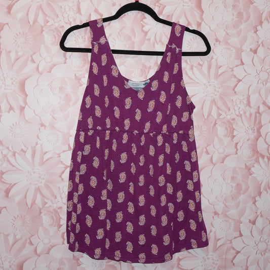 Purple Maternity Tank Size M