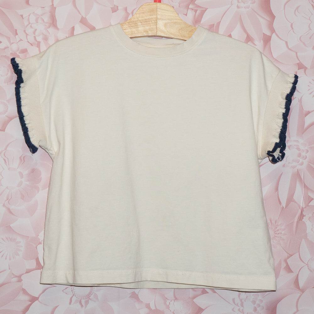 Ruffle Sleeve Top Size 8-9