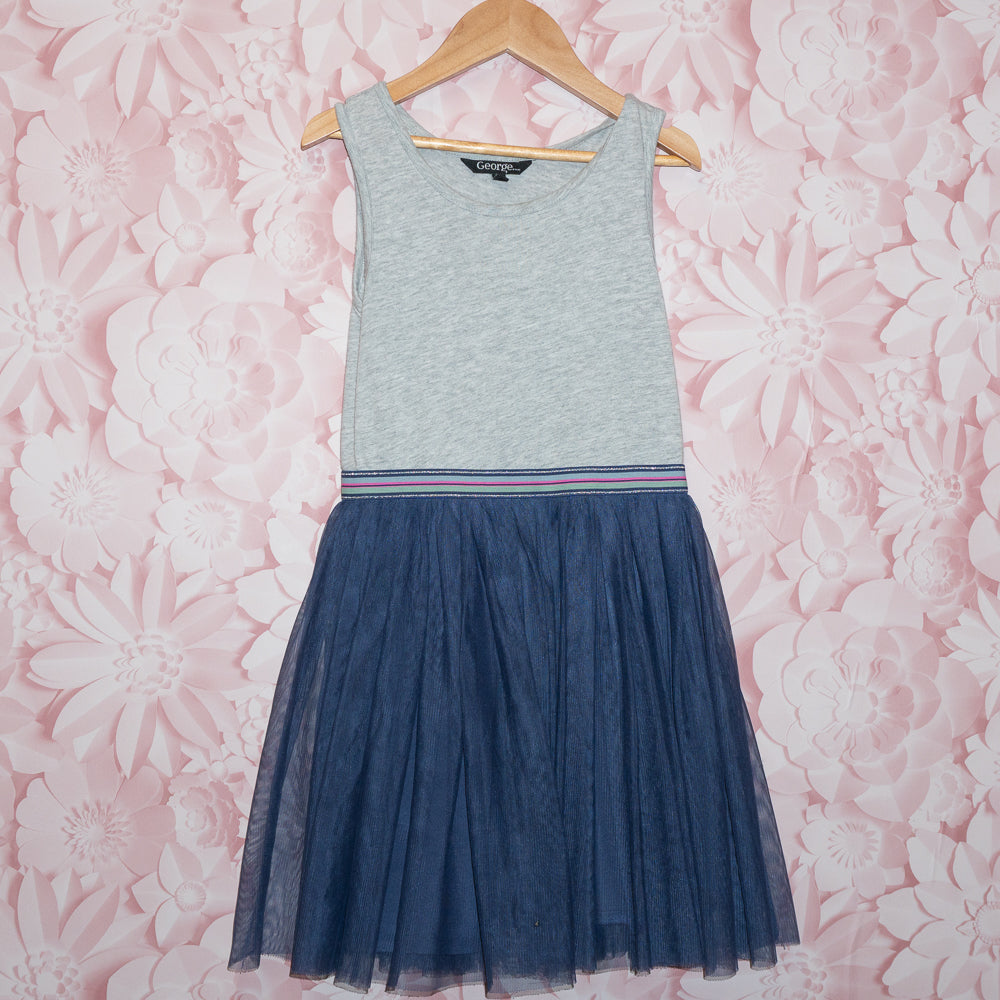 Heather & Tulle Dress Size 7-8