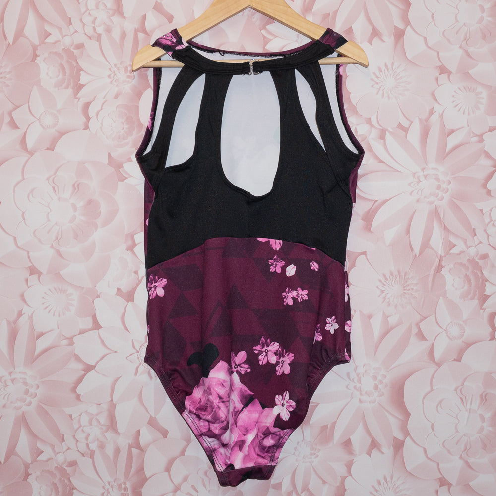 Geometric Floral Leotard Size 12