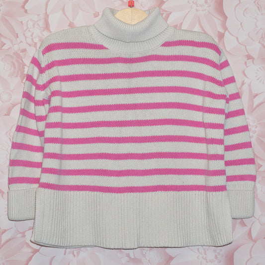 Striped Turtleneck Sweater Size 6-7