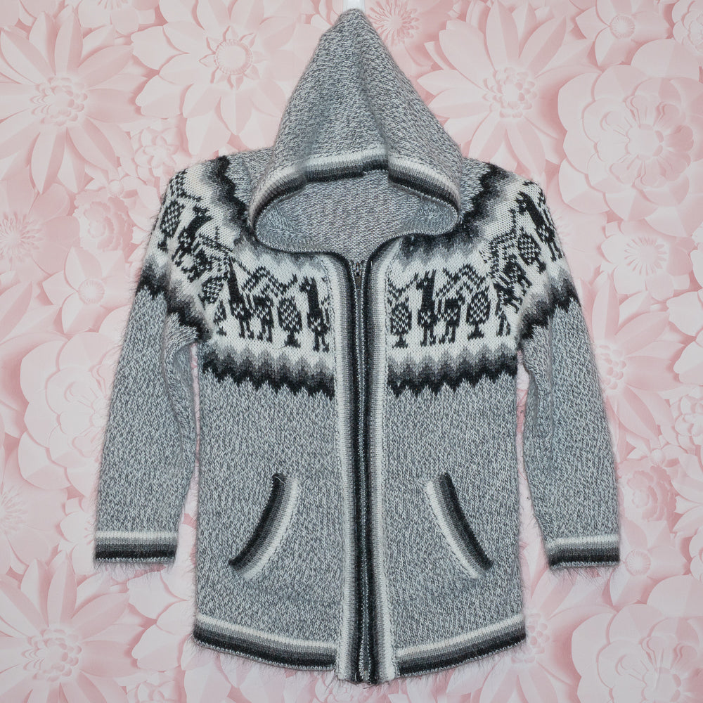 Llama Sweater Size 3-4 (Estimated)