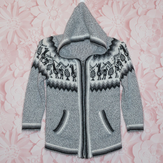 Llama Sweater Size 3-4 (Estimated)