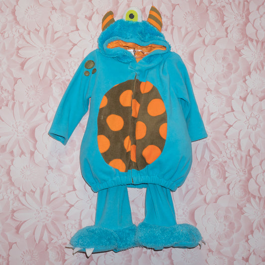 Blue Monster Costume Size 2T-3T