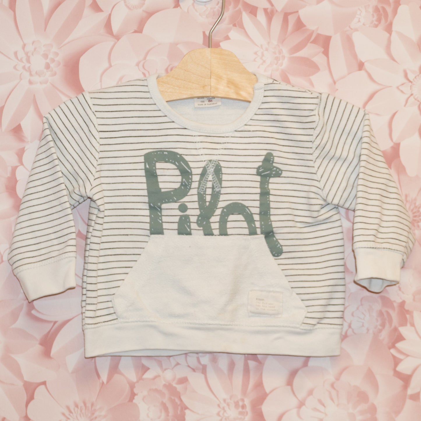 Pilot Sweatshirt Size 12-18m