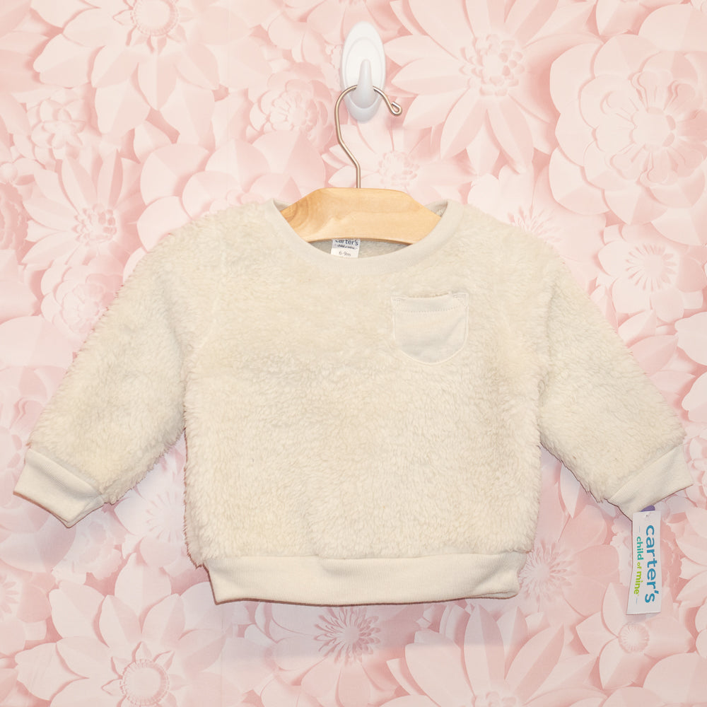 NWT Fuzzy Sweater Size 6-9m