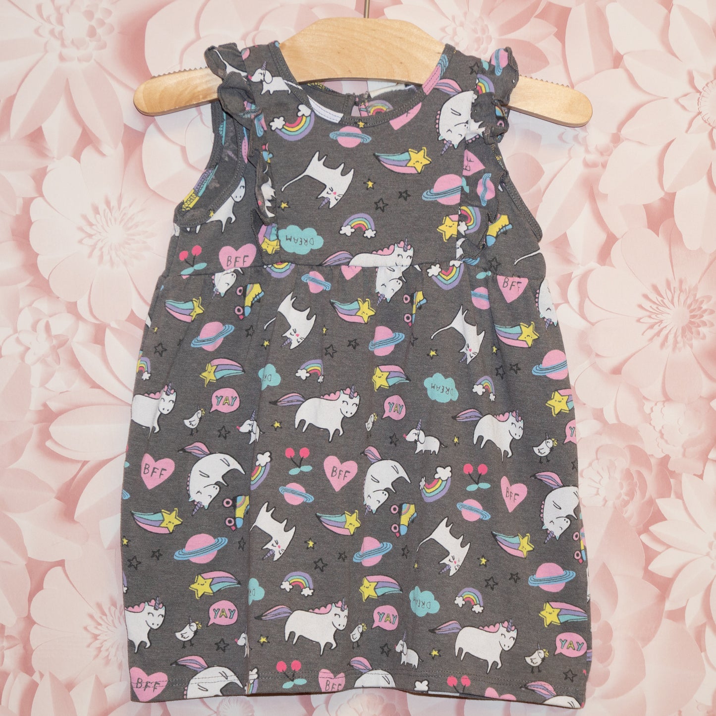 Unicorn Dress Size 9-12m