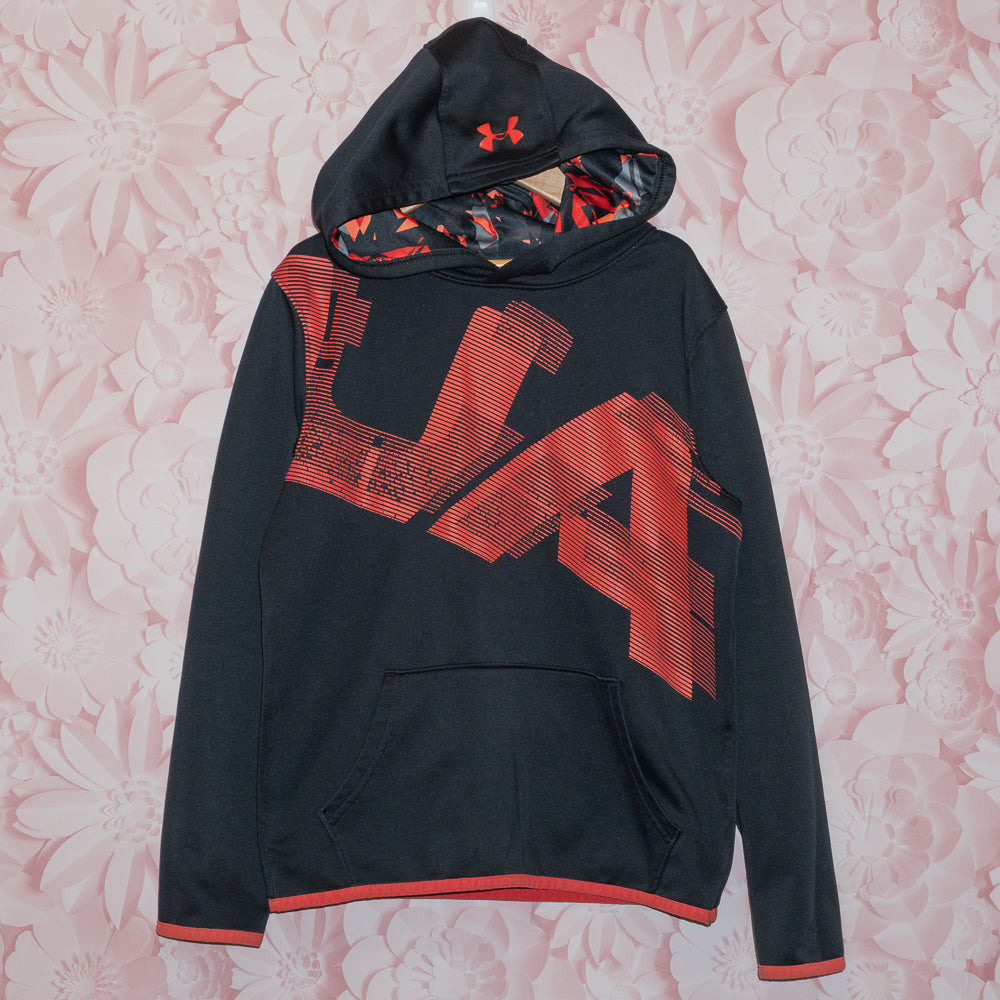 UA Big Logo Hoodie Size 10-12