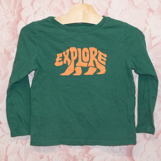Explore Bear Tee Size 4T