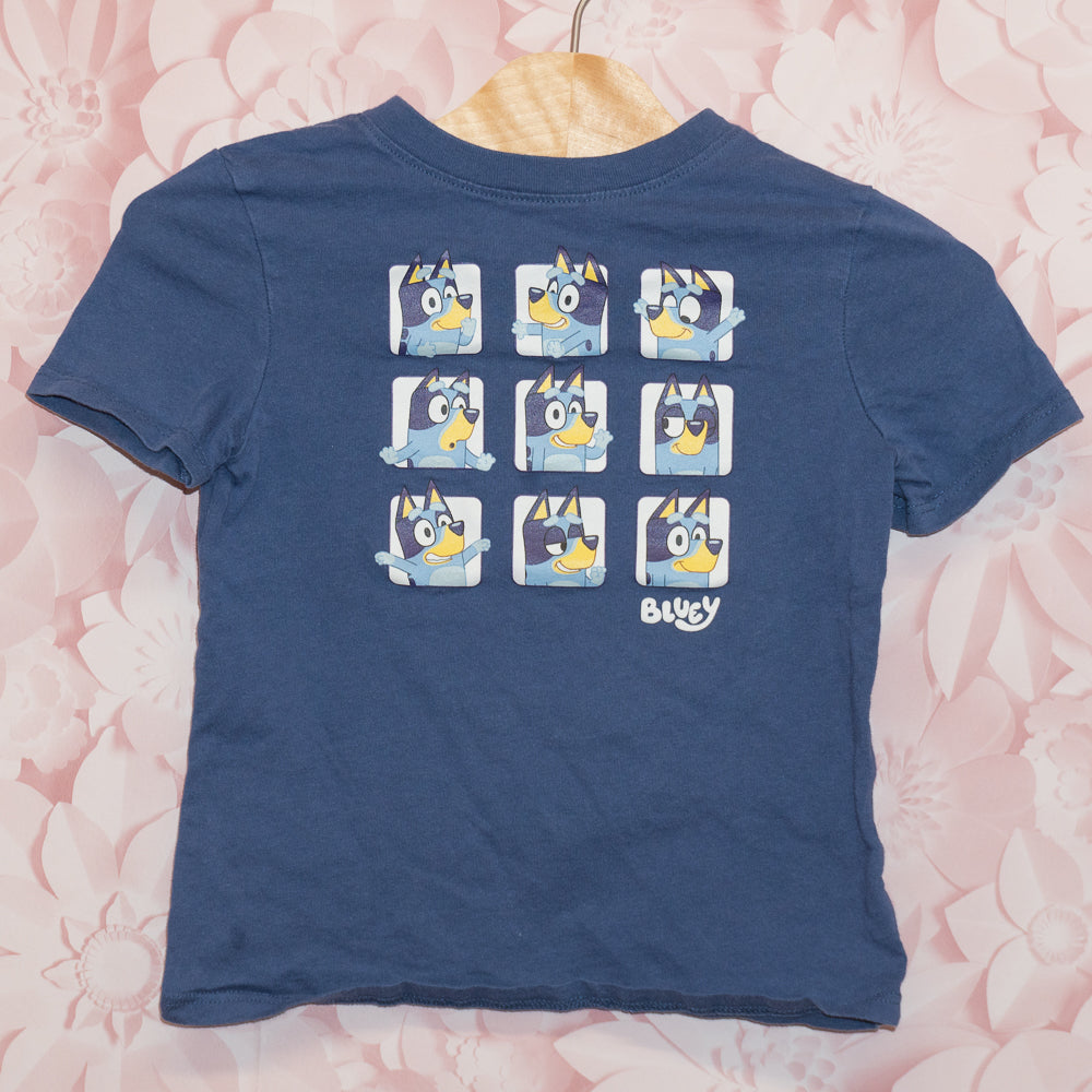 Bluey Faces Tee Size 5T