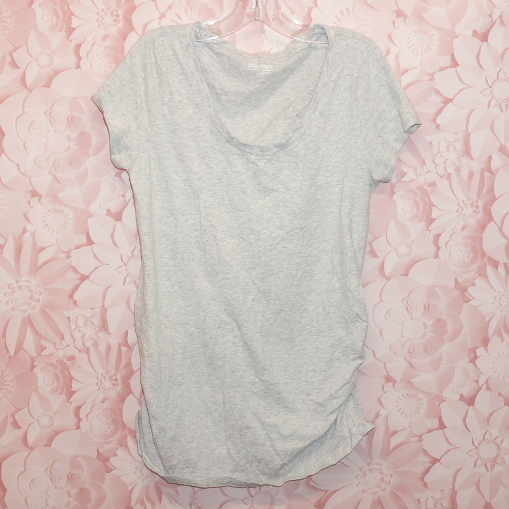 Heather Gray Maternity Tee SIze S