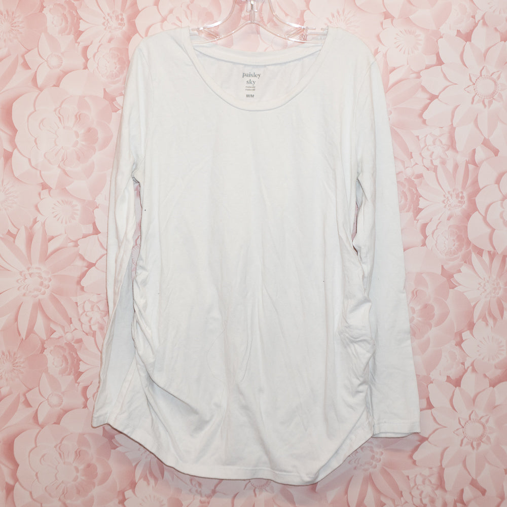Long Sleeve Maternity Tee Size M