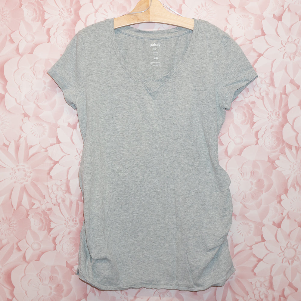 V-Neck Maternity Tee Size M