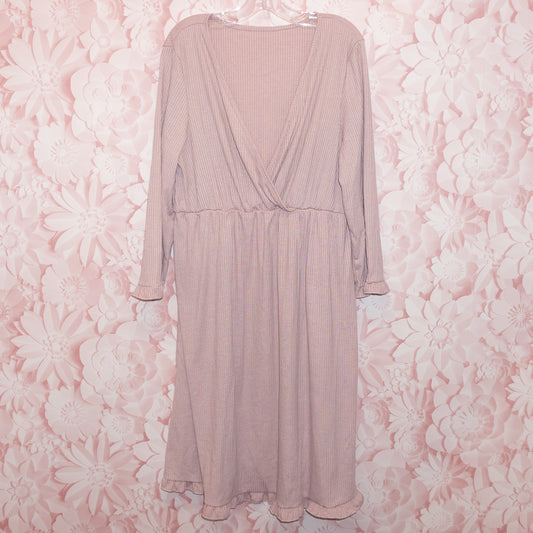 Ribbed Maternity/Nursing Dress Size M