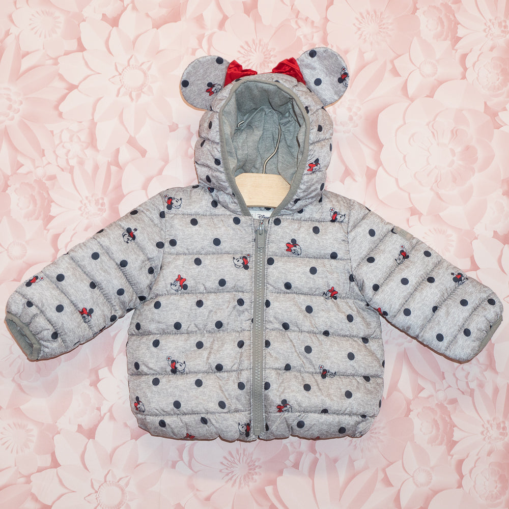 Minnie Mouse Puffy Coat Size 6-12m