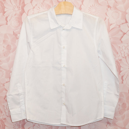 NWT White Dress Shirt Size 6-7