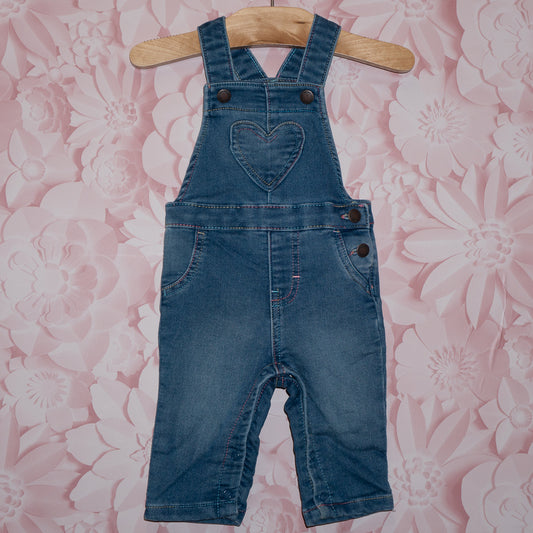 NWT Heart Overalls Size 3-6m