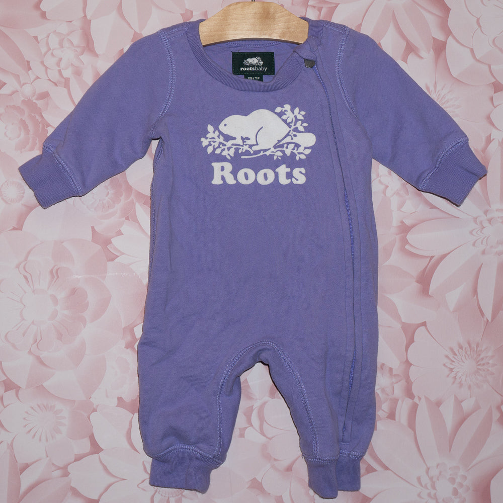 Purple Roots Romper Size 0-3m