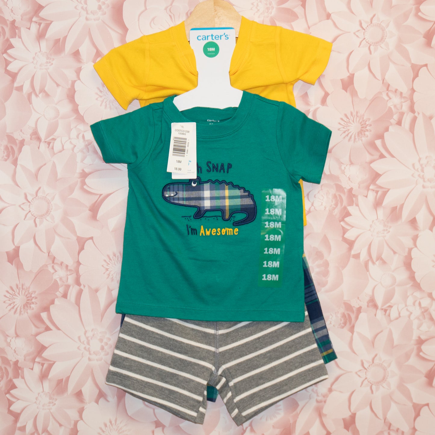 NWT 4 Pc Shorts Set Size 18m
