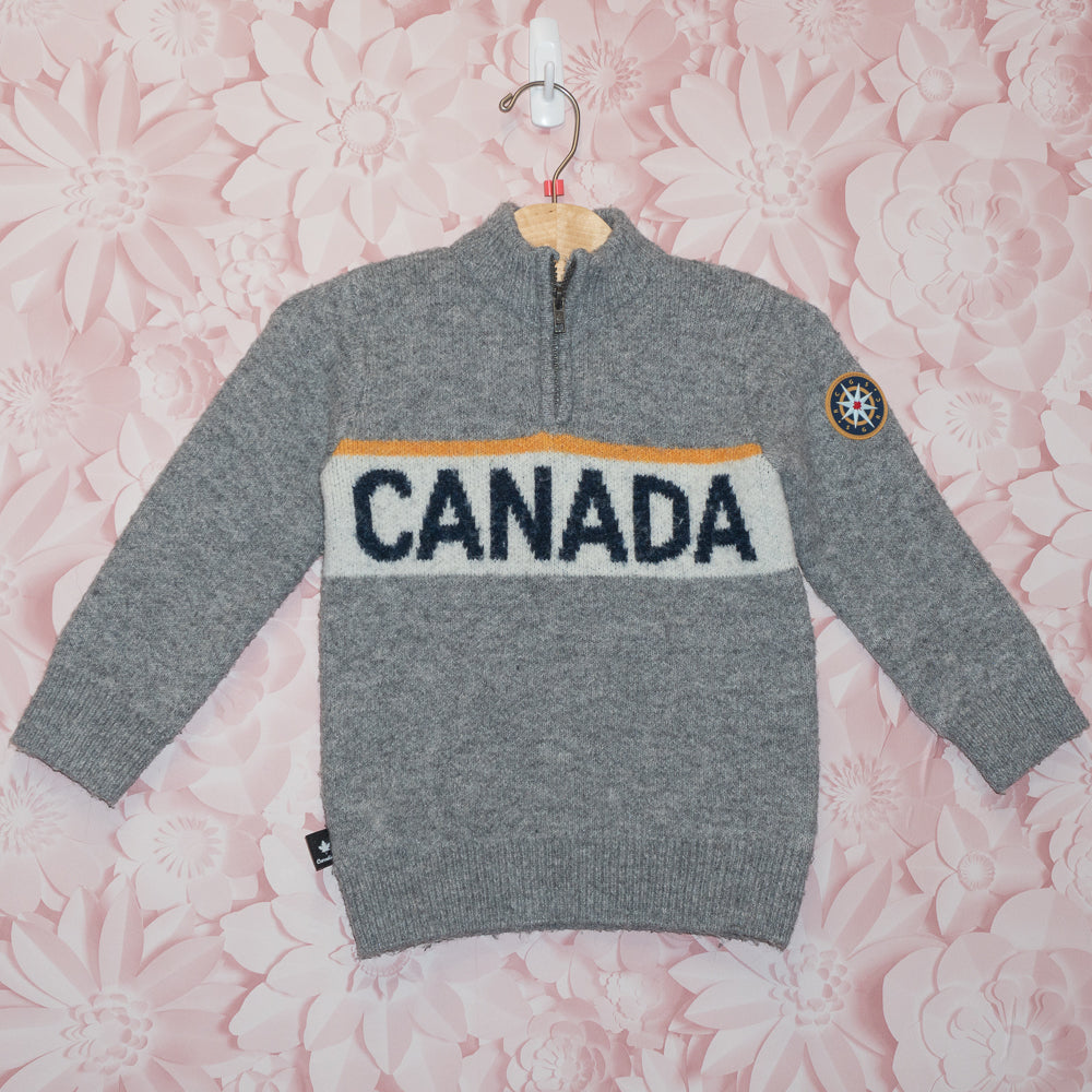 Knit Canada Sweater Size 3T