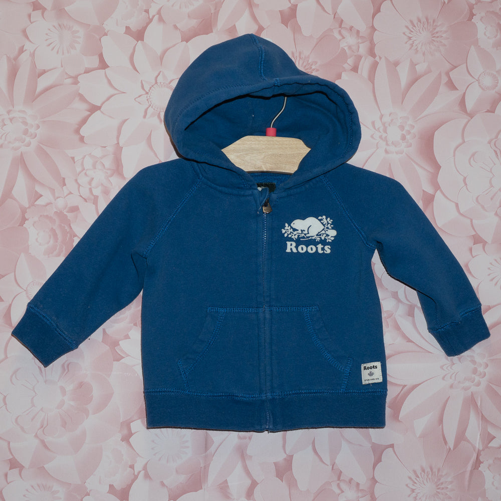 Blue Roots Zip Hoodie Size 6-12m