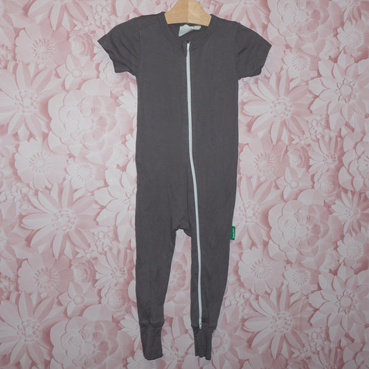 Gray Short Sleeve Romper Size 2T