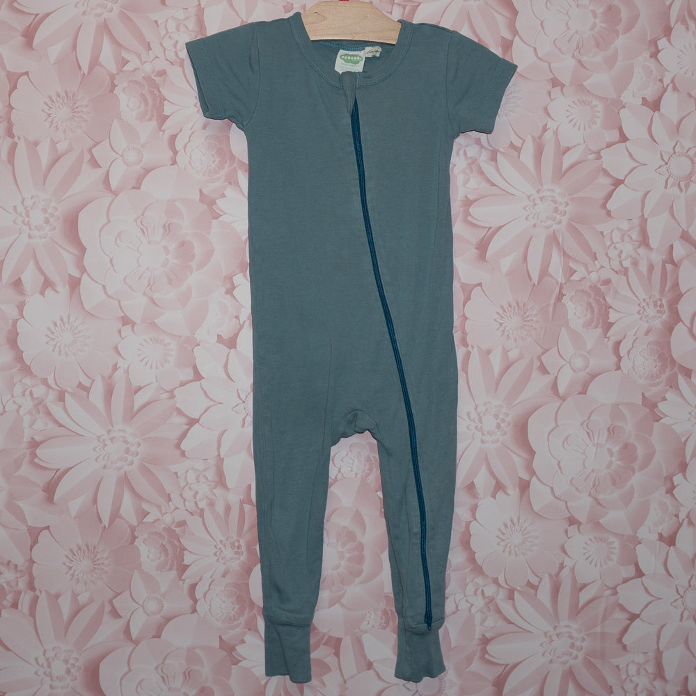 Green Short Sleeve Romper Size 2T