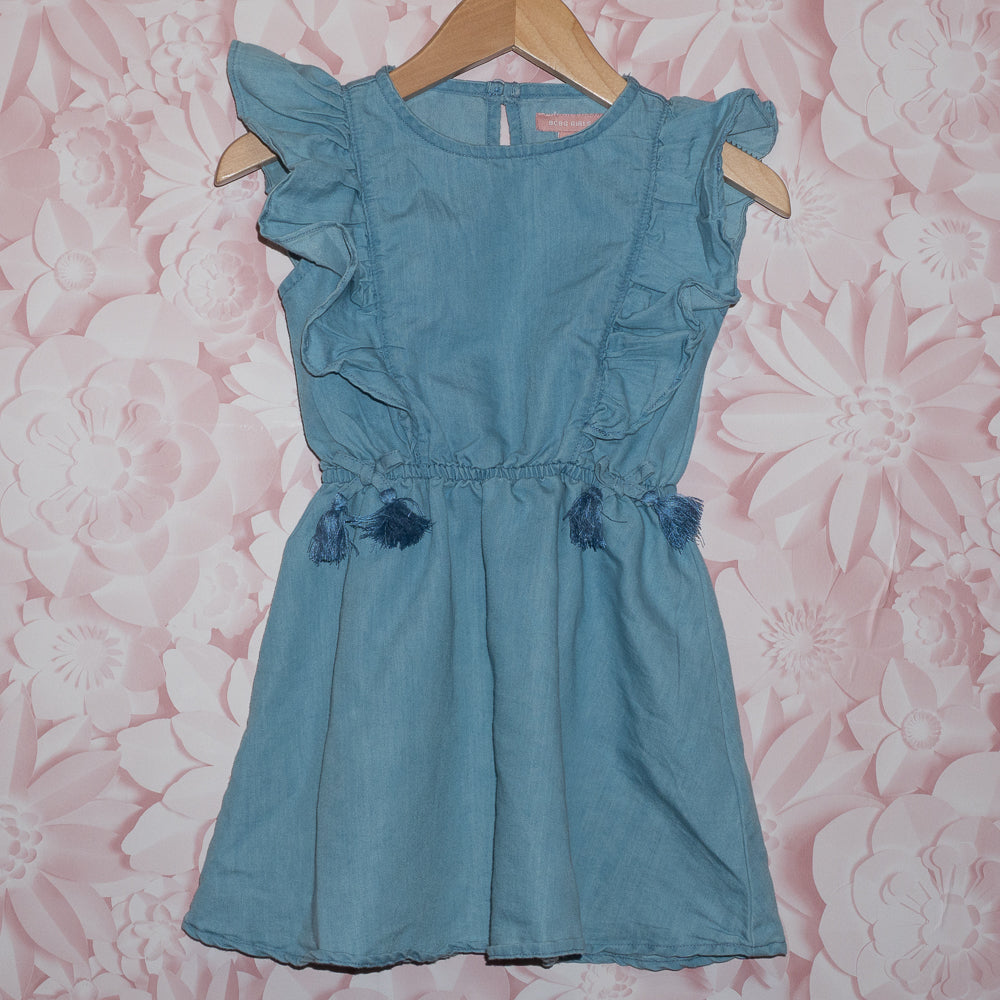 Ruffled Denim Dress Size 3T