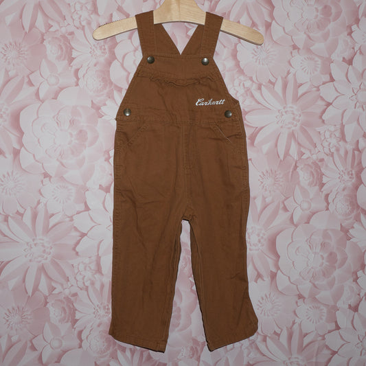 Ruffled Carhartt Overalls Size 2T