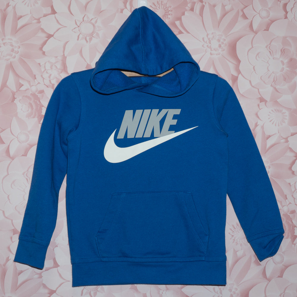 Blue Nike Logo Hoodie Size 4-5