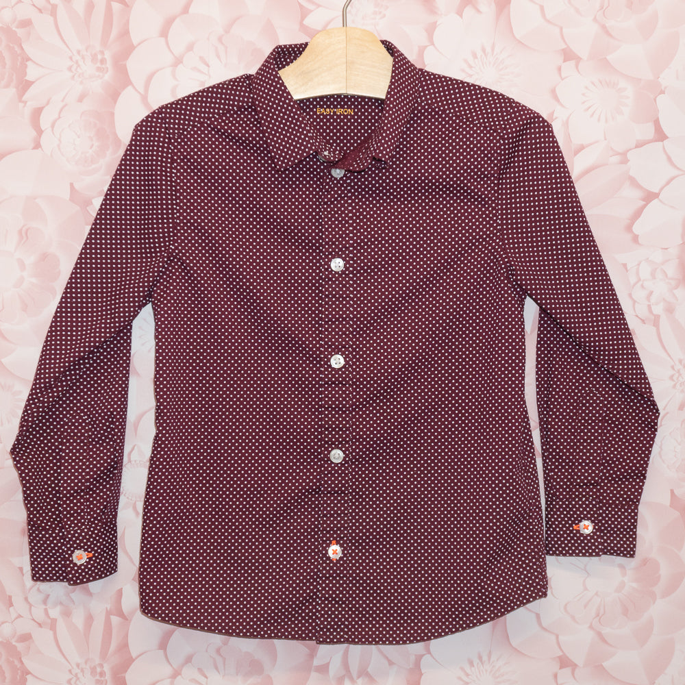 Dotted Dress Shirt Size 5-6Y