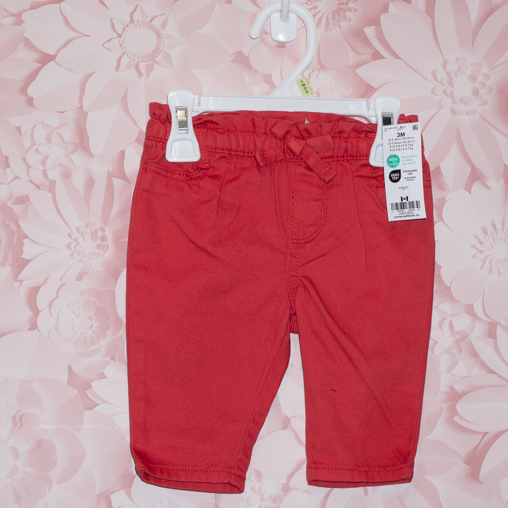 NWT Red Jeans Size 3m