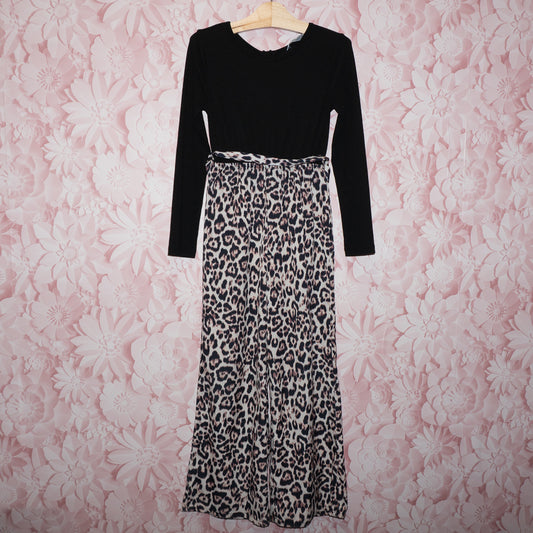 Leopard Print Jumpsuit Size 7/8