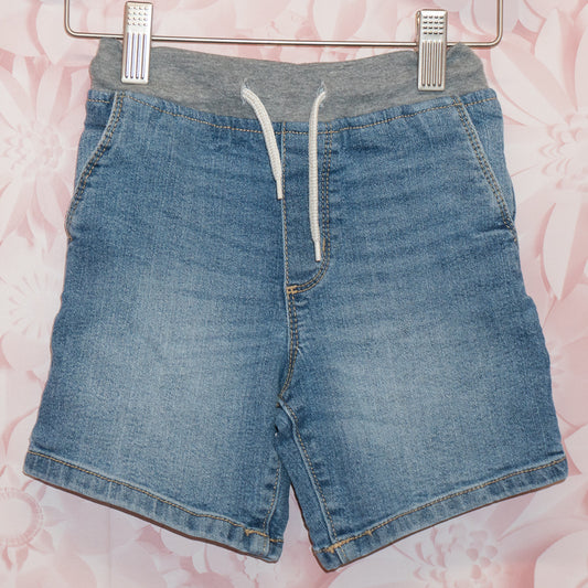 Elastic Waist Denim Shorts Size 4T