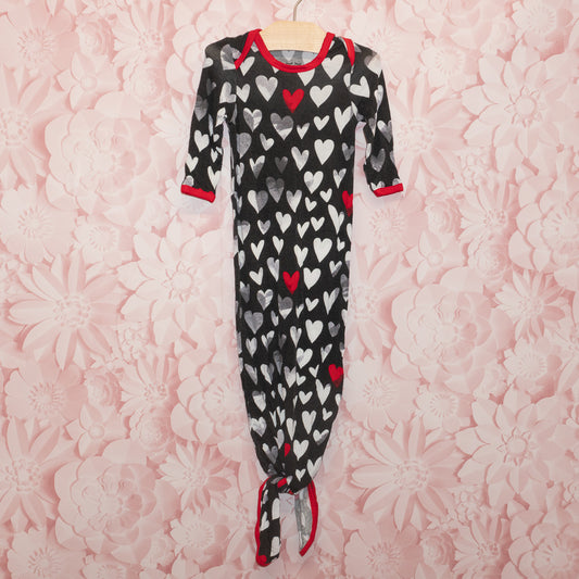 Heart Sleep Gown Size Newborn