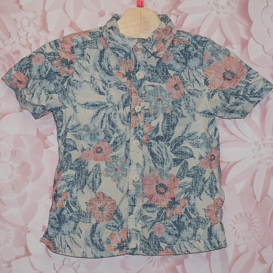 Floral Shirt Size 3T