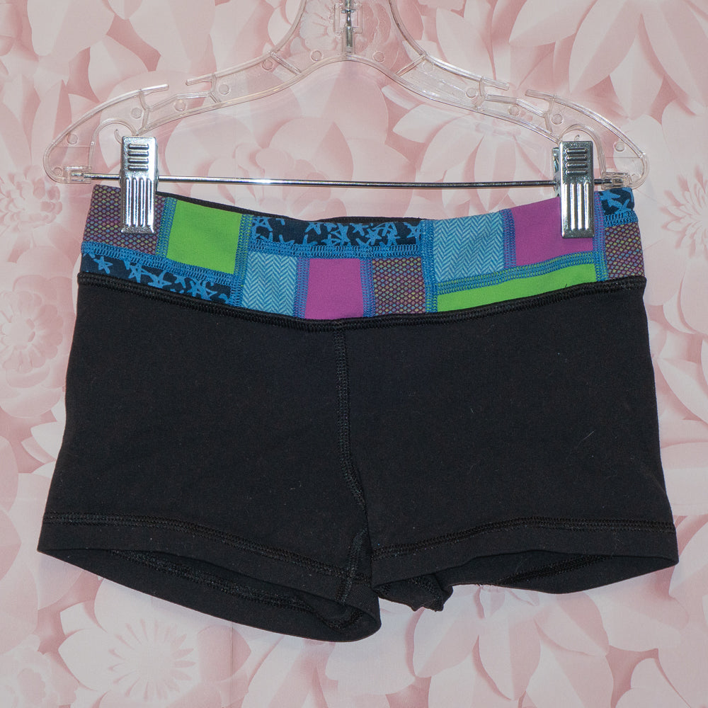 Patchwork Athletic Shorts Size 8