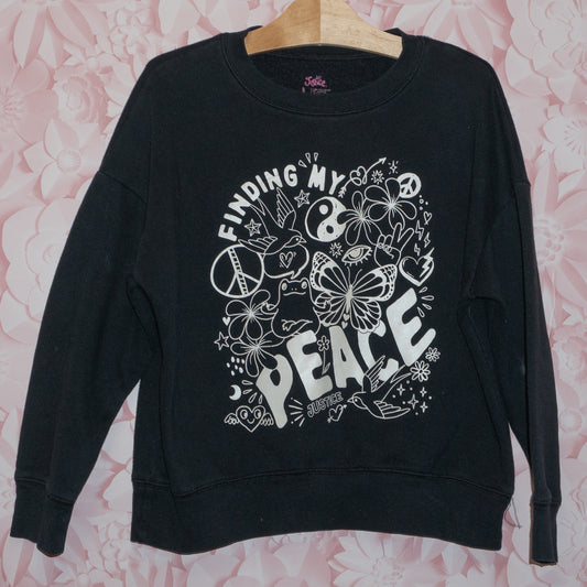 Finding My Peace Crewneck Size 7/8
