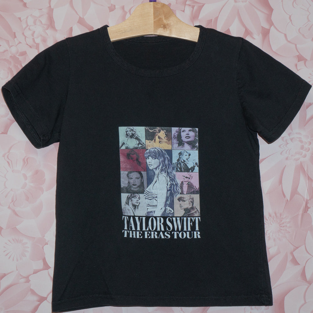 Taylor Swift Tee Size 8 (estimated)