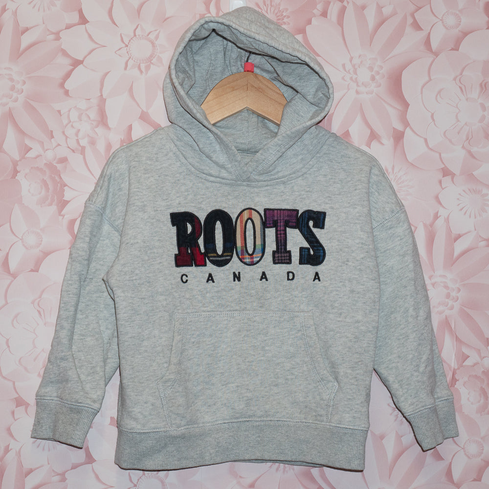 Roots Patch Logo Hoodie Size 5T