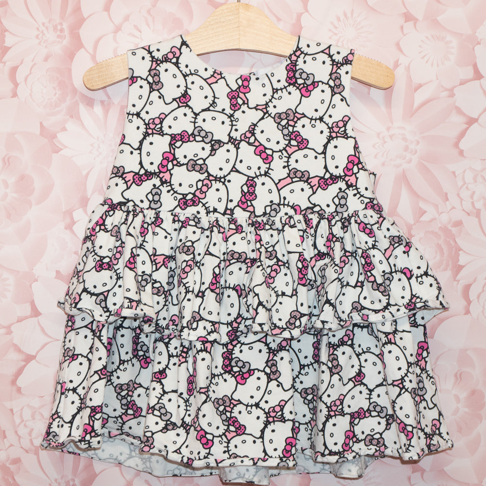 Hello Kitty Tiered Dress Size 2-4