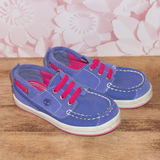 Timberland Purple Boat Shoes Size 7