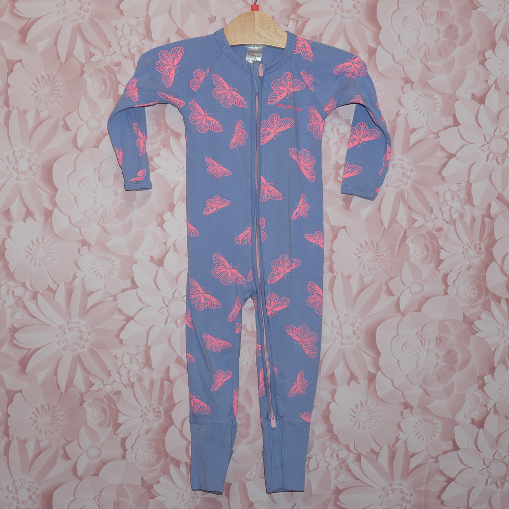 Pink Butterfly Bonds Wondersuit Size 12-18m