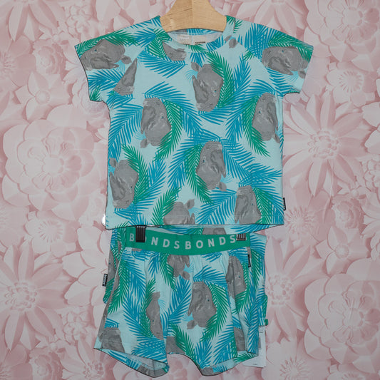 New Rhino Bonds Pajamas Size 12-18m