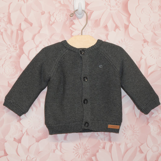 NWT Fur-lined Cardigan Size 2-4m