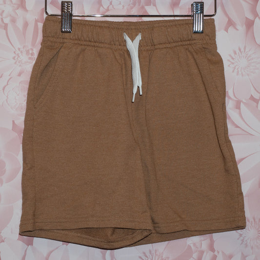 Brown Track Shorts Size 6/7