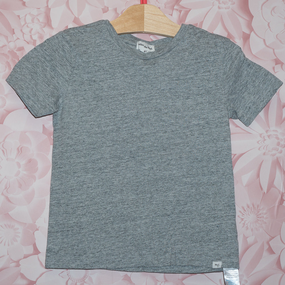 Heather Gray Tee Size 6Y