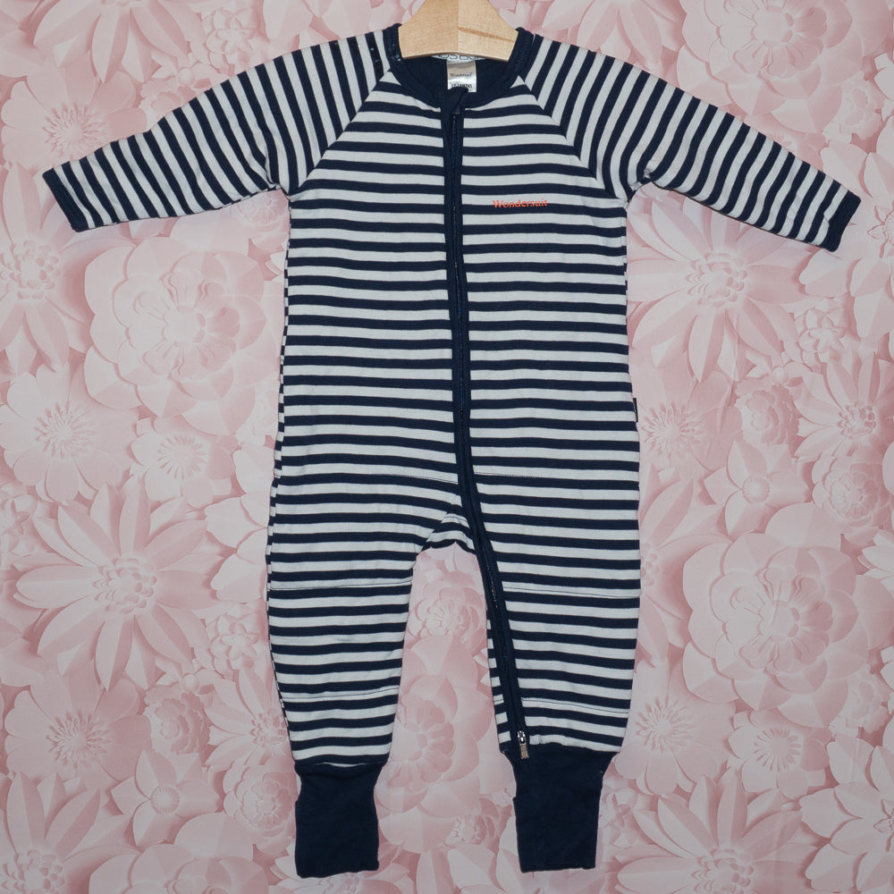 Striped Warm Bonds Wondersuit Size 12-18m