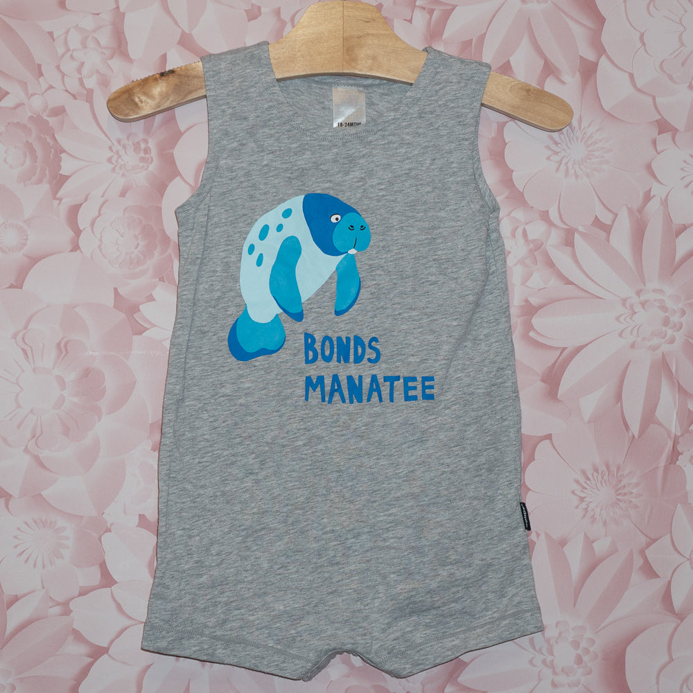 Bonds Manatee Shortie Romper Size 18-24m