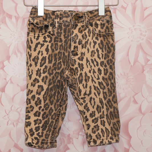 Animal Print Jeans Size 12m